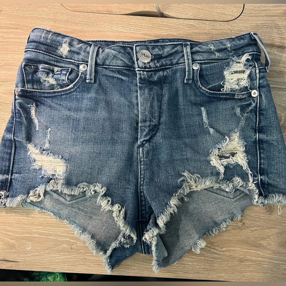 True Religion women Jean shorts
